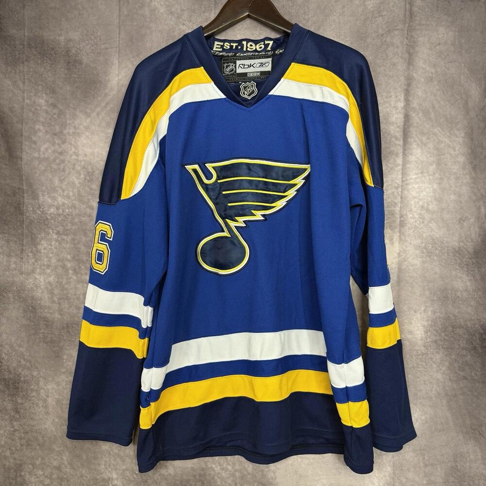 Reebok CCM NHL Jersey Saint Louis Blues Paul Stastny Blue‎ Men Size 50